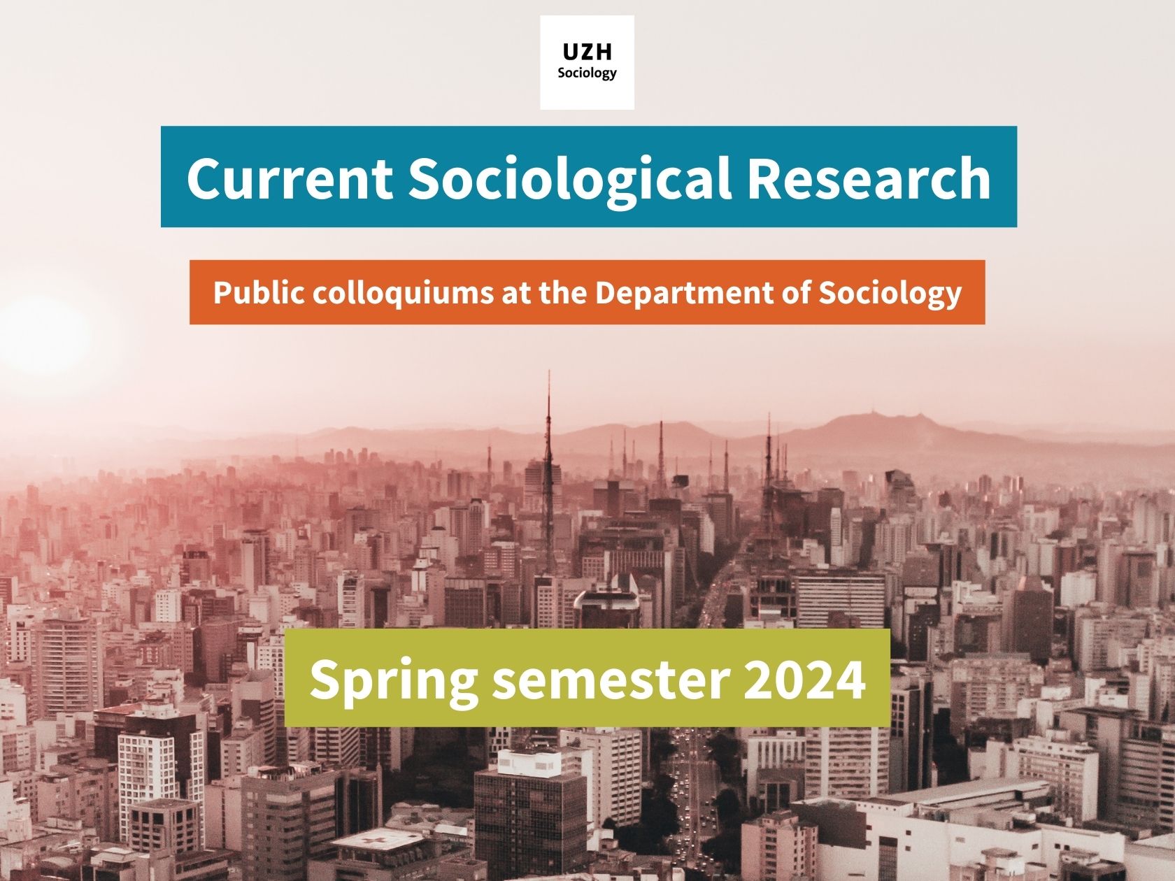 Current Sociological Research SUZ - Kolloquium 3