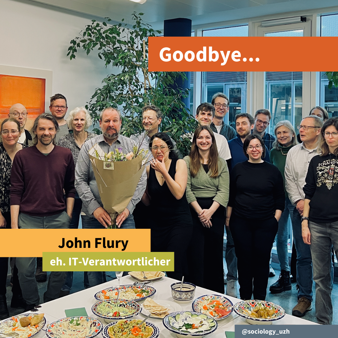 Tränen beim Abschiedsapero von John Flury