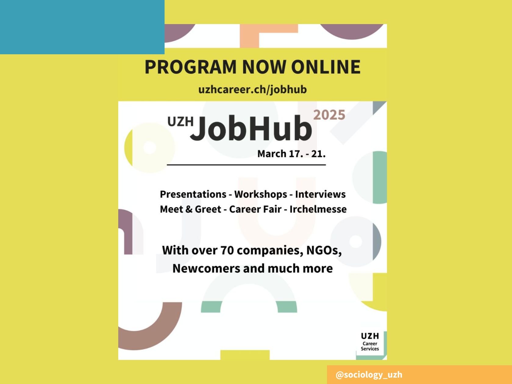 UZH JobHub 2025 Newsbild